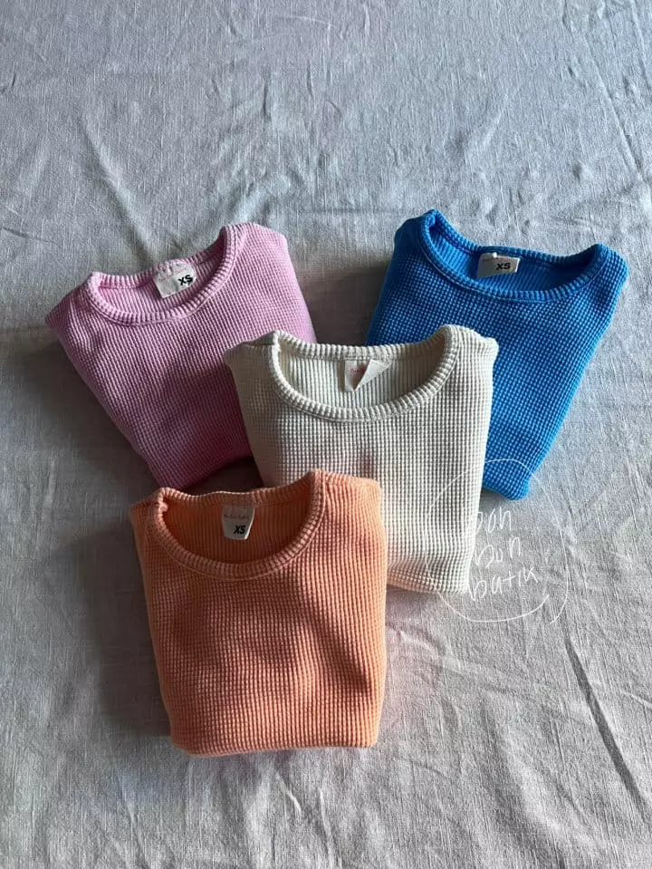 Bon Bon Butik - Korean Children Fashion - #discoveringself - Waffle Tee - 4