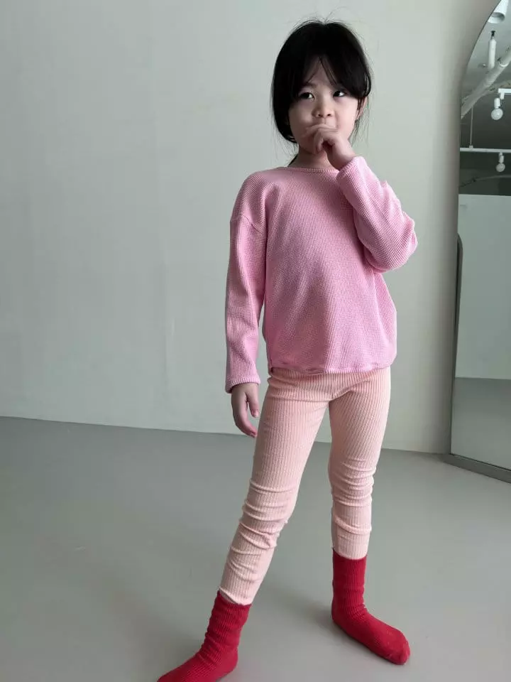 Bon Bon Butik - Korean Children Fashion - #kidzfashiontrend - Waffle Tee - 7