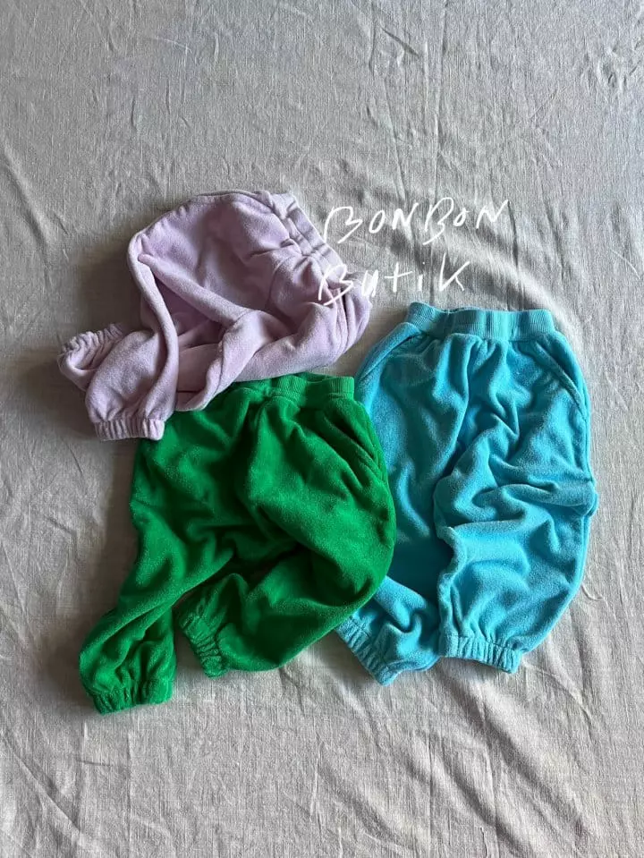 Bon Bon Butik - Korean Children Fashion - #toddlerclothing - Terry Pants - 2
