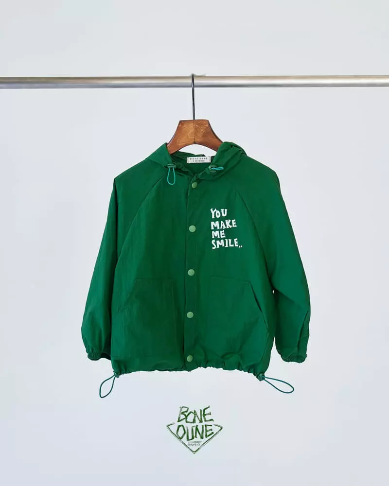 Boneoune - Korean Children Fashion - #Kfashion4kids - Windy Hoody Zip-up - 2