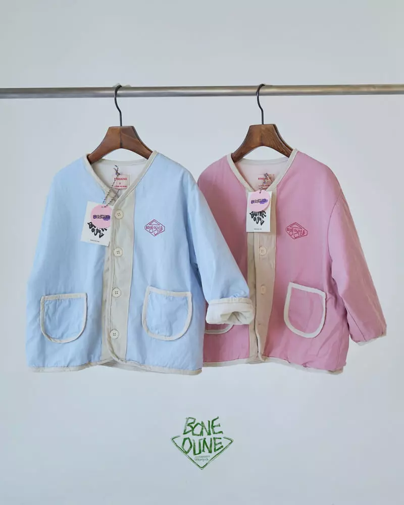 Boneoune - Korean Children Fashion - #childofig - Two Tone Jacket