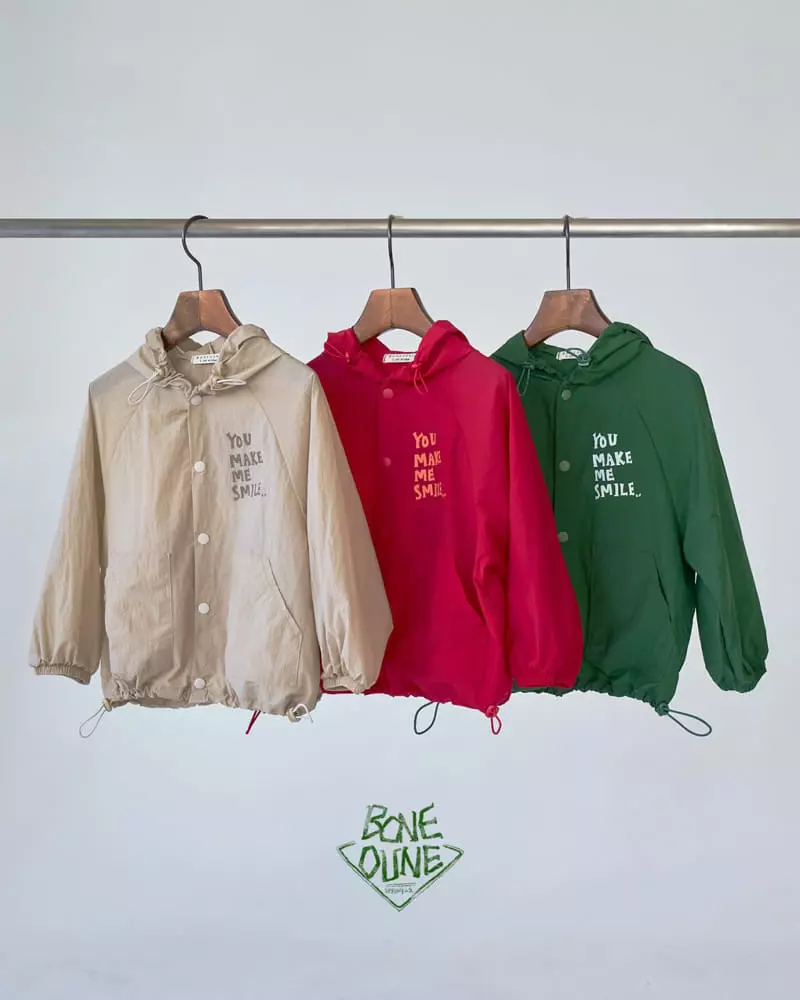 Boneoune - Korean Children Fashion - #littlefashionista - Windy Hoody Zip-up - 3