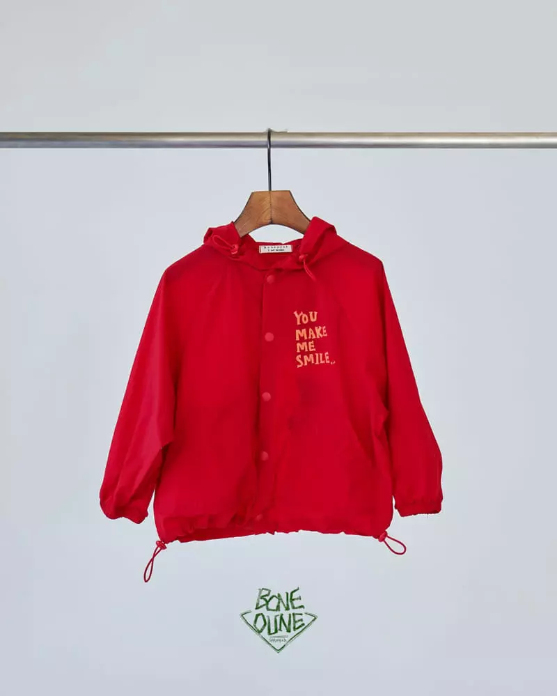 Boneoune - Korean Children Fashion - #minifashionista - Windy Hoody Zip-up - 5