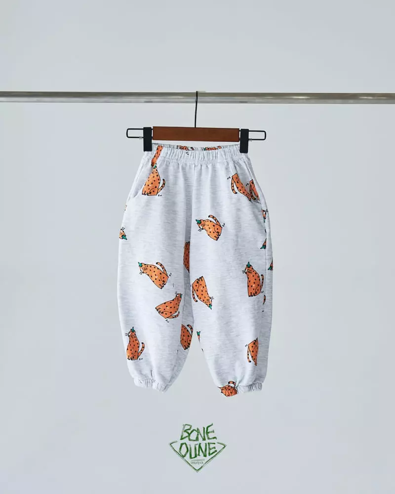 Boneoune - Korean Children Fashion - #minifashionista - Ggoggal Tcheetah Top Bottom Set - 3