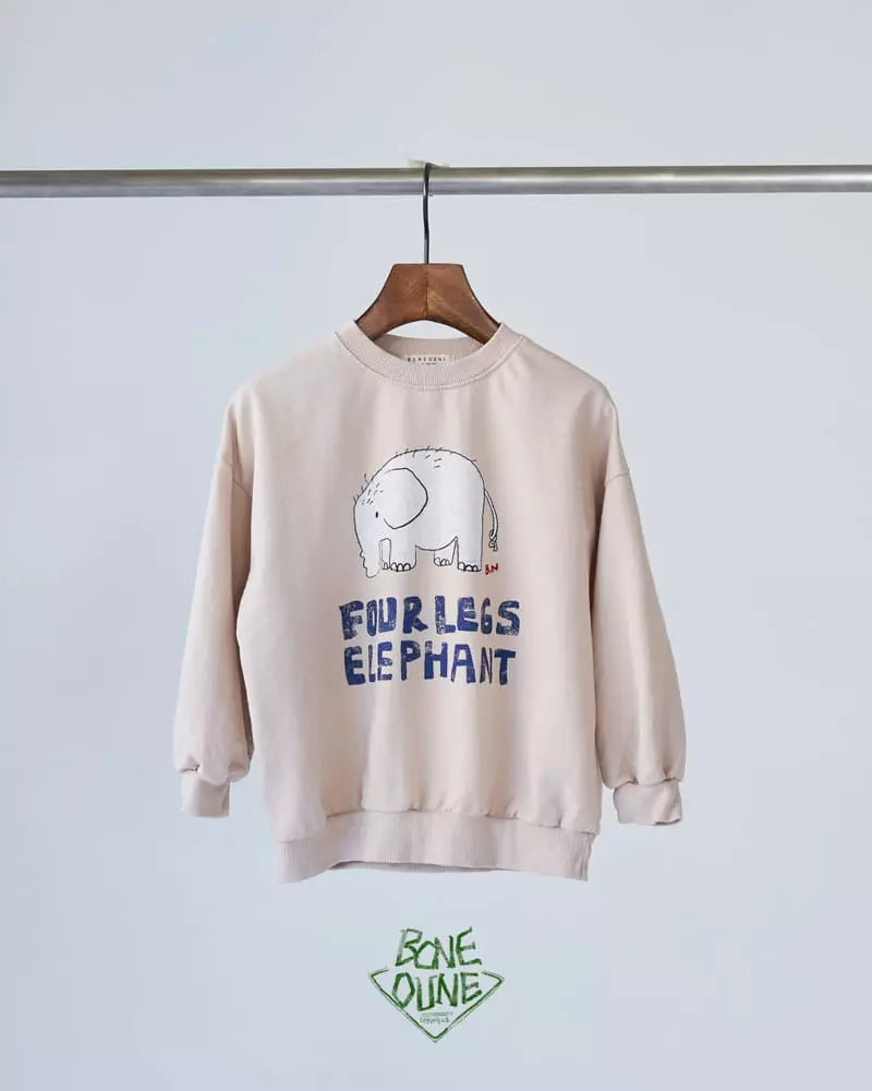 Boneoune - Korean Children Fashion - #toddlerclothing - Elephant Sweatshirt