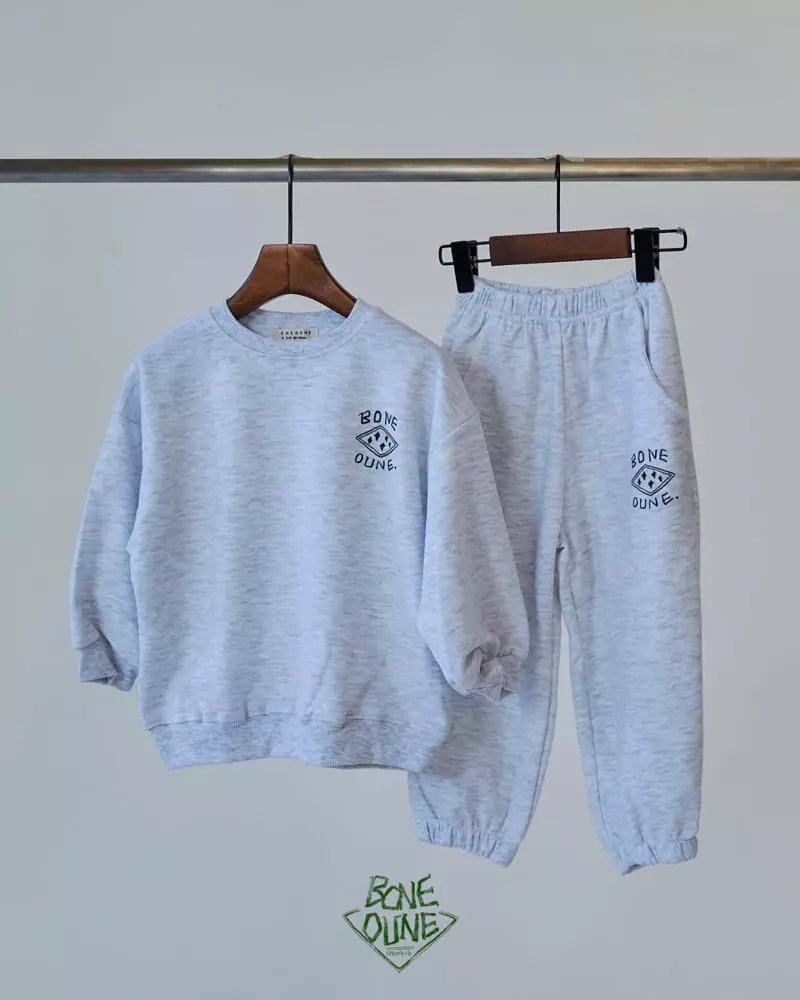 Boneoune - Korean Children Fashion - #toddlerclothing - Star Bone Top Bottom Set - 8