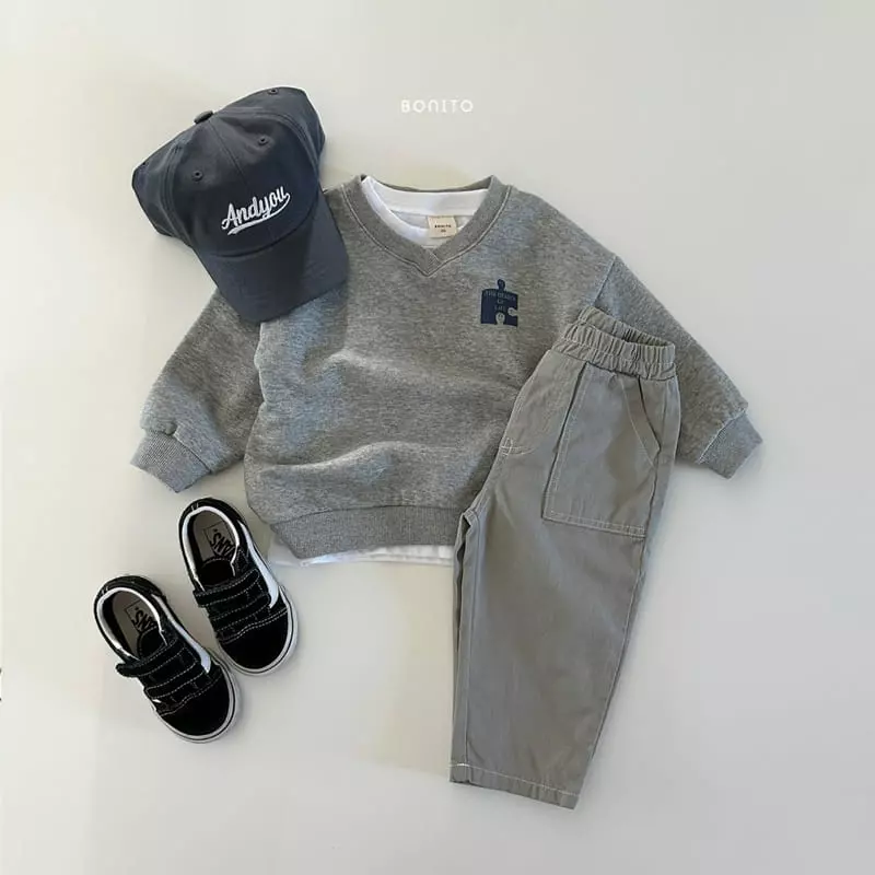 Bonito - Korean Baby Fashion - #babyboutique - Puzzle Sweatshirt - 6