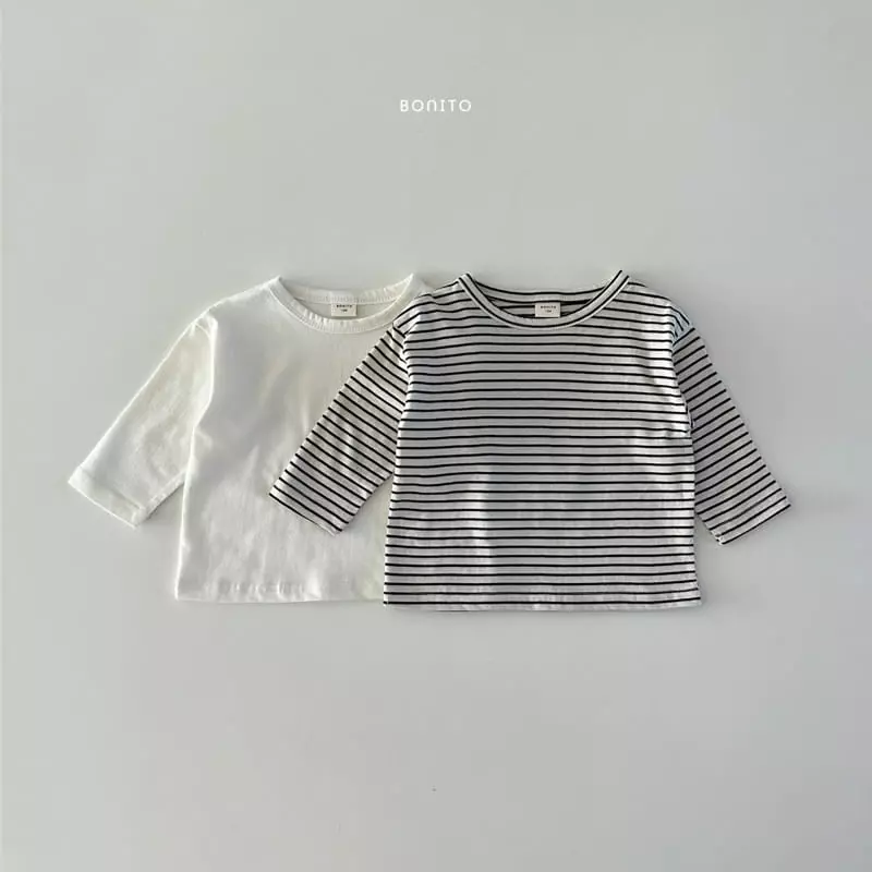 Bonito - Korean Baby Fashion - #babyclothing - 1+1 Base Tee - 2