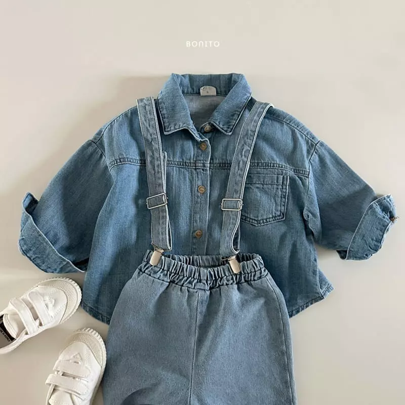 Bonito - Korean Baby Fashion - #babyclothing - Pocket Jeans - 7