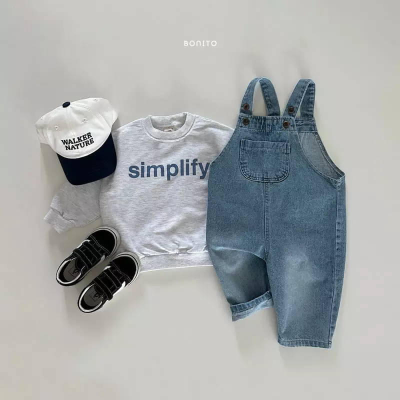 Bonito - Korean Baby Fashion - #babyclothing - Simple Sweatshirt - 6
