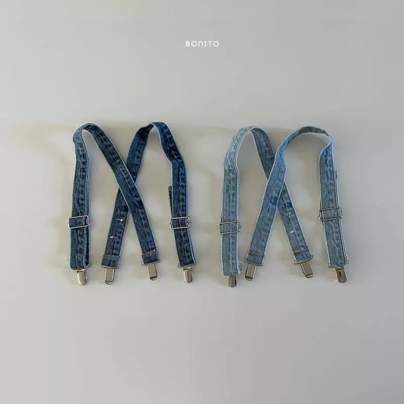 Bonito - Korean Baby Fashion - #babyclothing - Denim Suspendar 1~7y