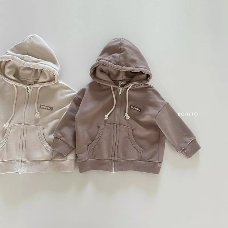 Bonito - Korean Baby Fashion - #babyfashion - Embrodiery Hoody Zip-up