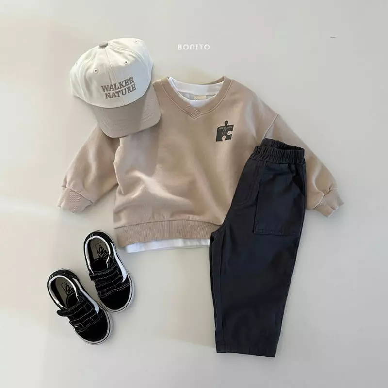Bonito - Korean Baby Fashion - #babyfashion - Puzzle Sweatshirt - 9