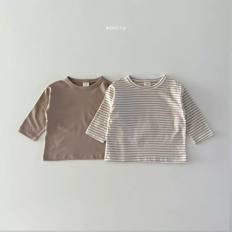 Bonito - Korean Baby Fashion - #babyfashion - 1+1 Base Tee - 3