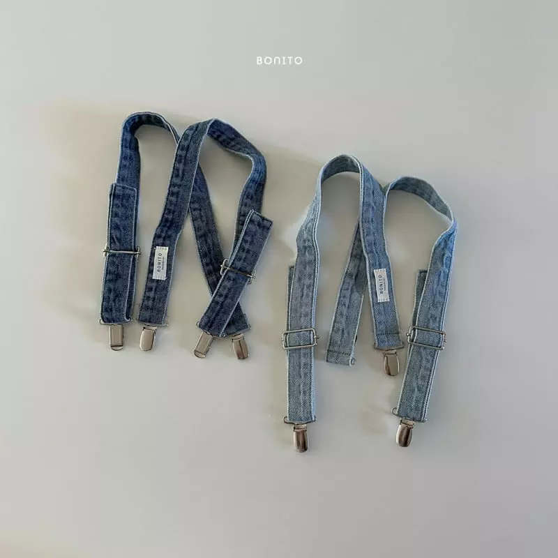 Bonito - Korean Baby Fashion - #babyfashion - Denim Suspendar 1~7y - 2