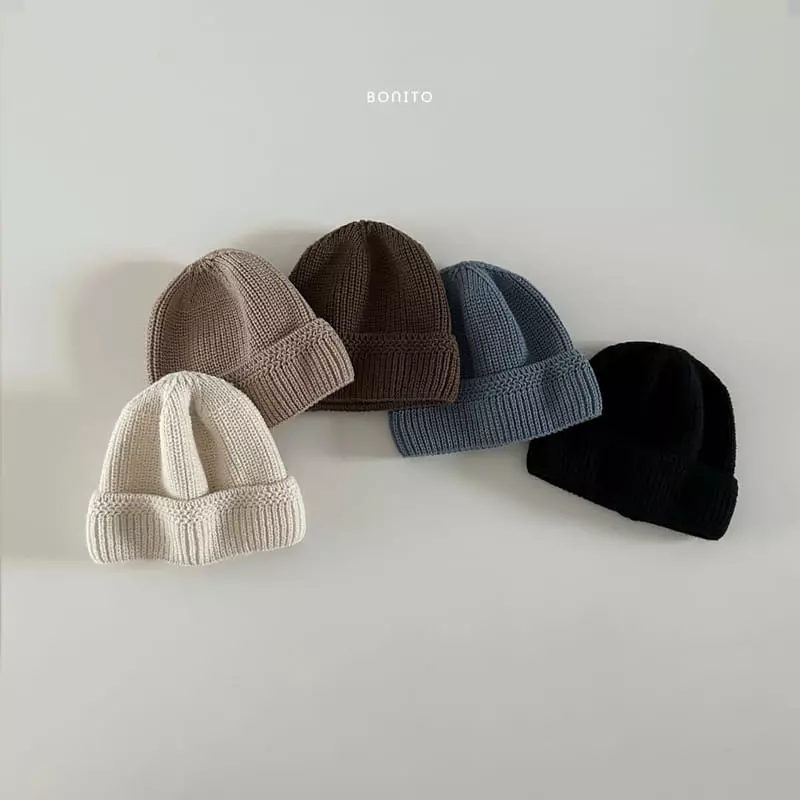 Bonito - Korean Baby Fashion - #babyfashion - Knit Short Beanie 1~5y