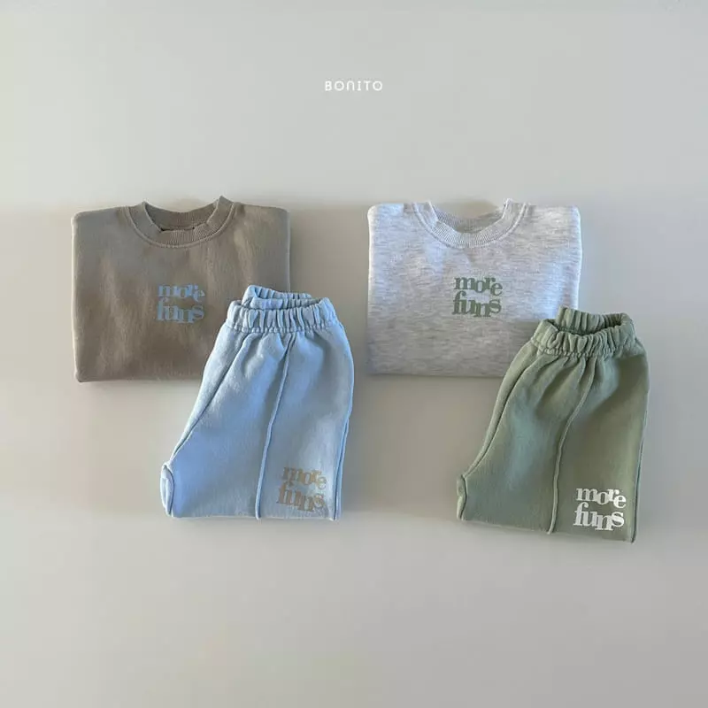 Bonito - Korean Baby Fashion - #babygirlfashion - More Funs Top Bottom Set