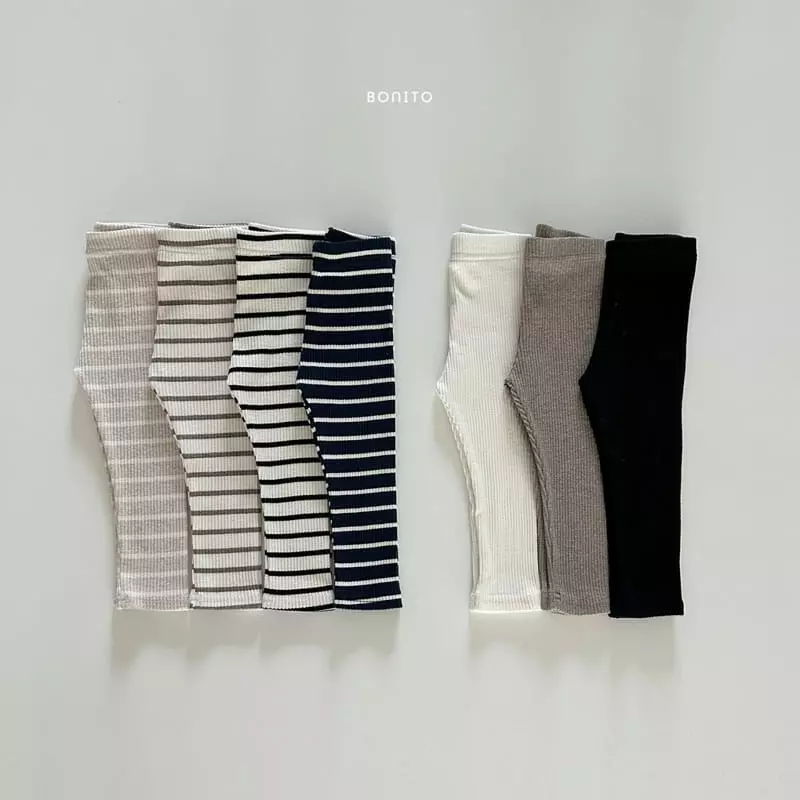 Bonito - Korean Baby Fashion - #babygirlfashion - Rib Leggings - 2