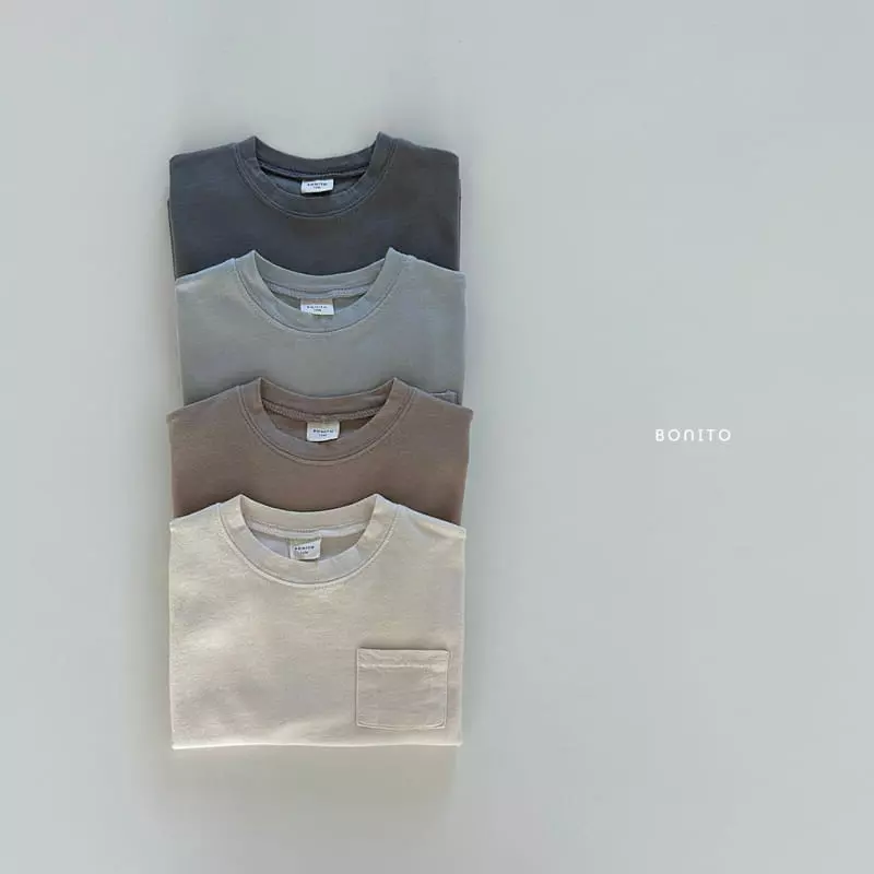 Bonito - Korean Baby Fashion - #babygirlfashion - Loose Pocket Tee - 3
