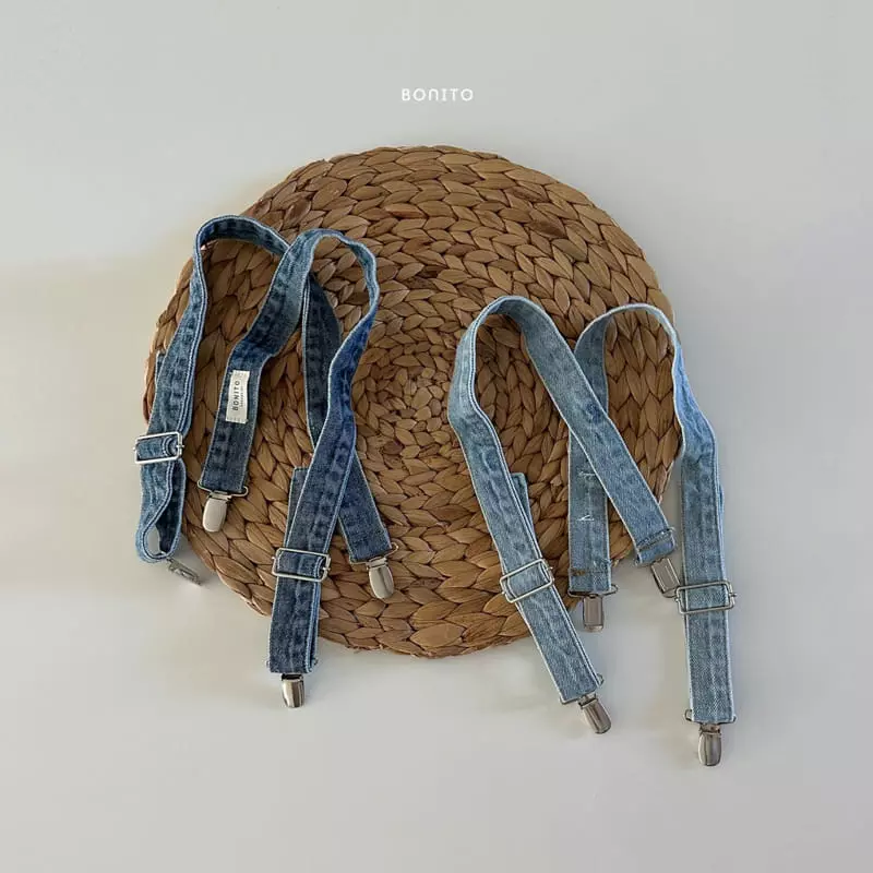 Bonito - Korean Baby Fashion - #babyfever - Denim Suspendar 1~7y - 4