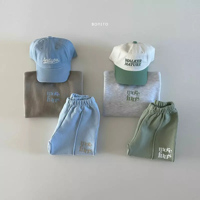 Bonito - Korean Baby Fashion - #babylifestyle - More Funs Top Bottom Set - 2