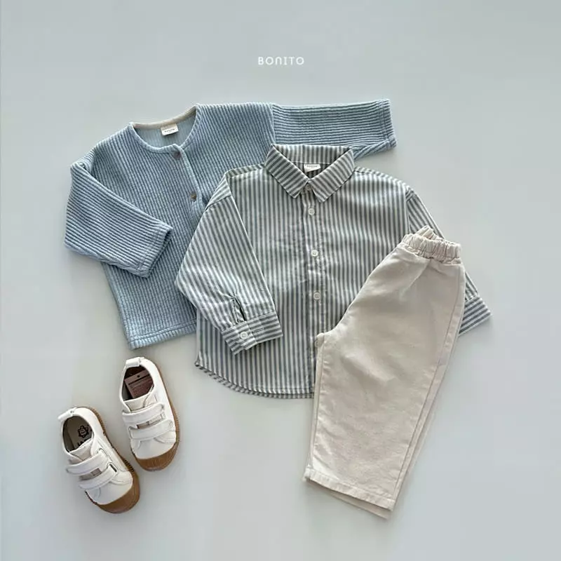 Bonito - Korean Baby Fashion - #babylifestyle - Rib Knit Cardigan - 8