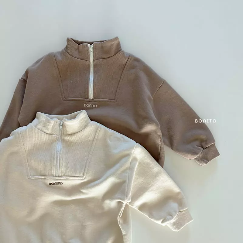 Bonito - Korean Baby Fashion - #babyoninstagram - Bonny Half Zip-up - 2