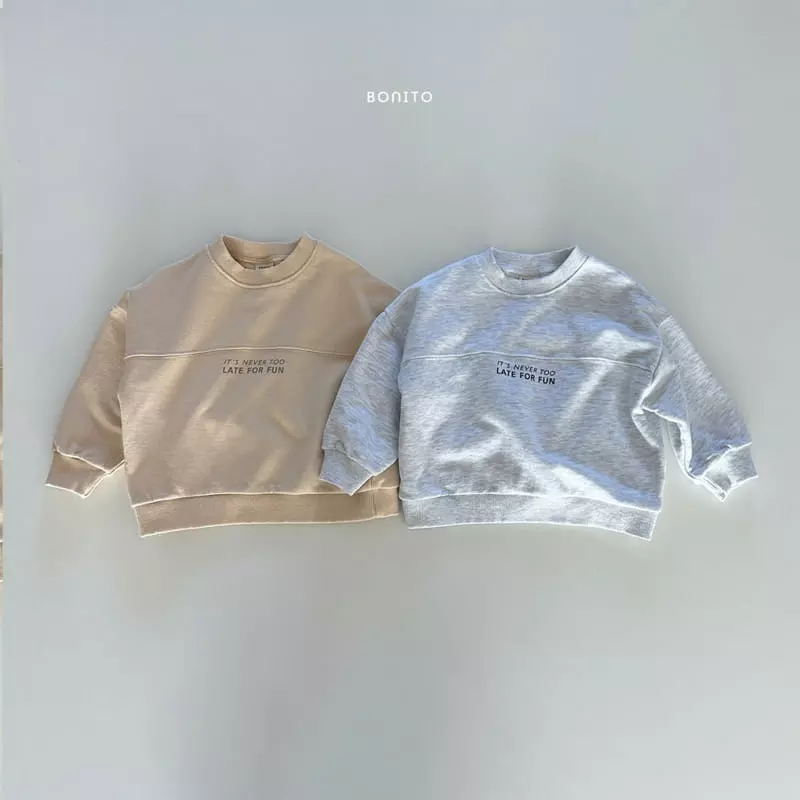 Bonito - Korean Baby Fashion - #babyoninstagram - Its Slit Sweatshirt