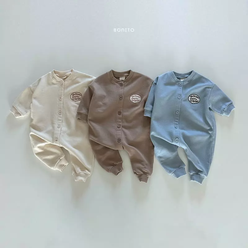 Bonito - Korean Baby Fashion - #babyootd - You Are Embrodiery Bodysuit
