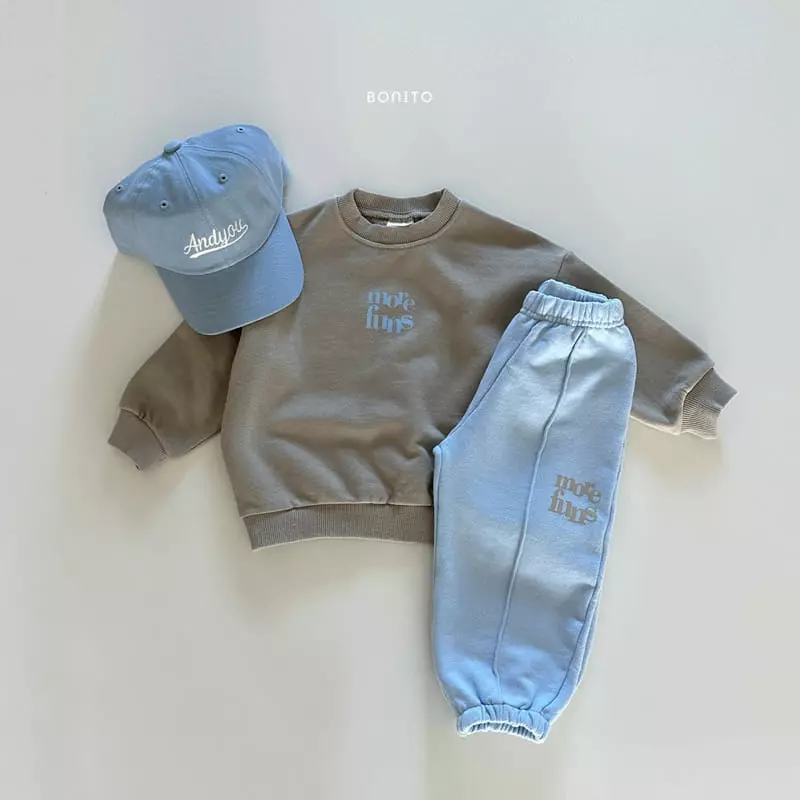 Bonito - Korean Baby Fashion - #babyoutfit - More Funs Top Bottom Set - 5
