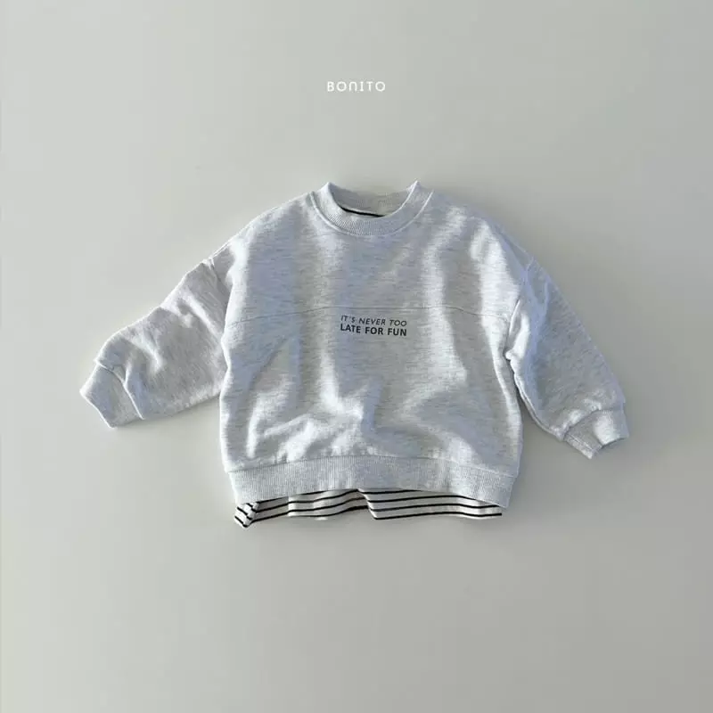 Bonito - Korean Baby Fashion - #babyoutfit - Its Slit Sweatshirt - 4