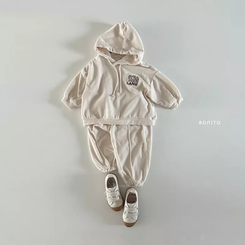 Bonito - Korean Baby Fashion - #babyoutfit - Steamer Hoody Top Bottom SEt - 6