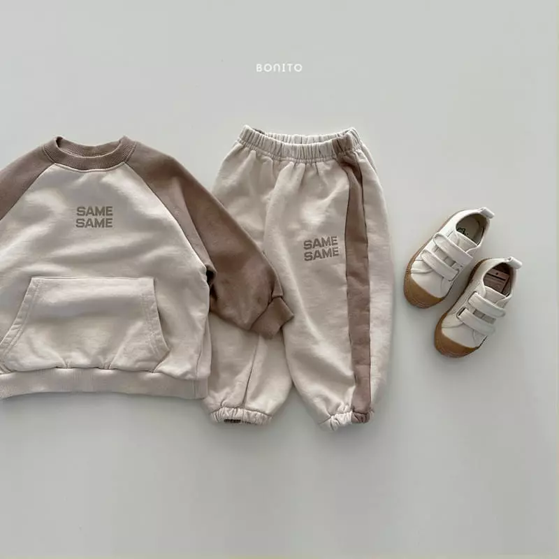 Bonito - Korean Baby Fashion - #babyoutfit - Sam Sam Top Bottom Set - 4