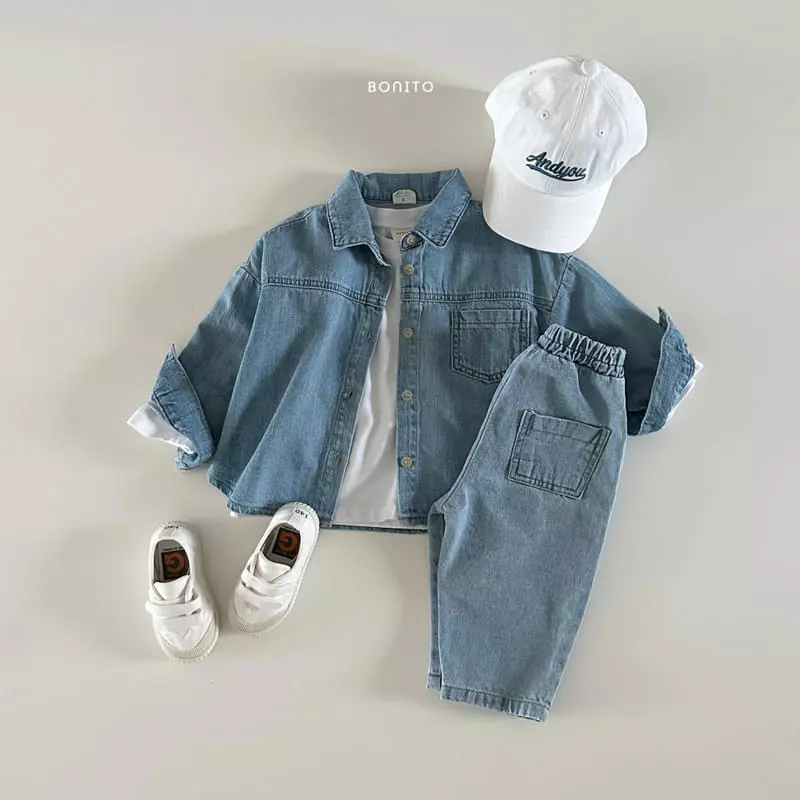Bonito - Korean Baby Fashion - #babyoutfit - Denim Jeans - 10