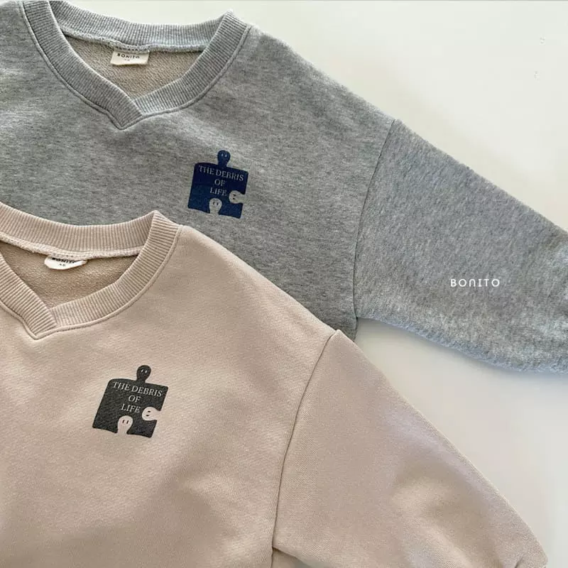 Bonito - Korean Baby Fashion - #babywear - Puzzle Sweatshirt - 2