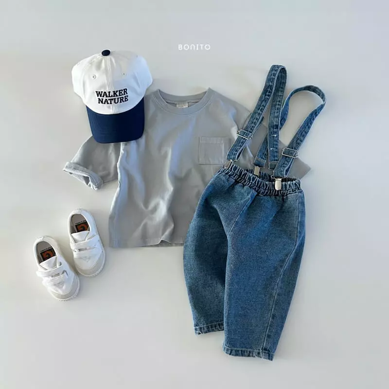 Bonito - Korean Baby Fashion - #babywear - Denim Suspendar 1~7y - 10