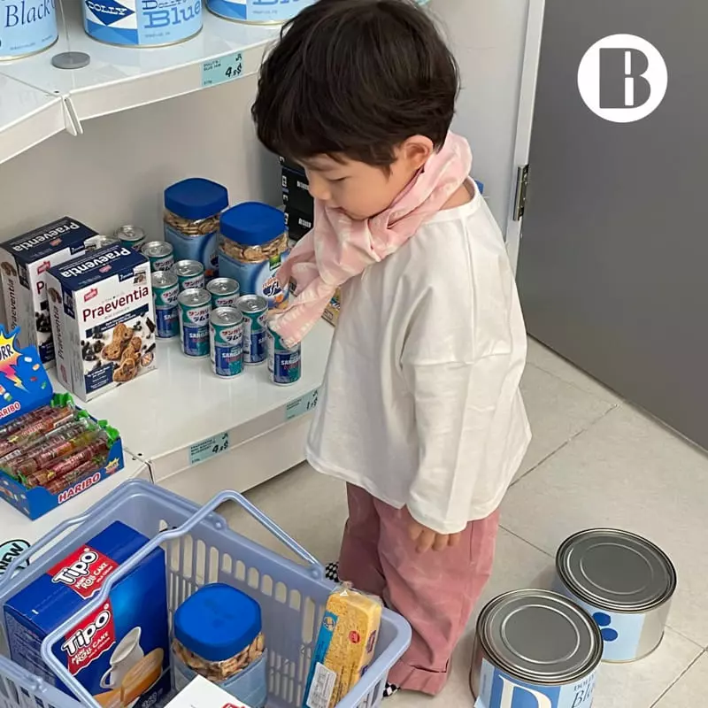 Bonobutton - Korean Children Fashion - #designkidswear - Yoplait Check Muffler - 5