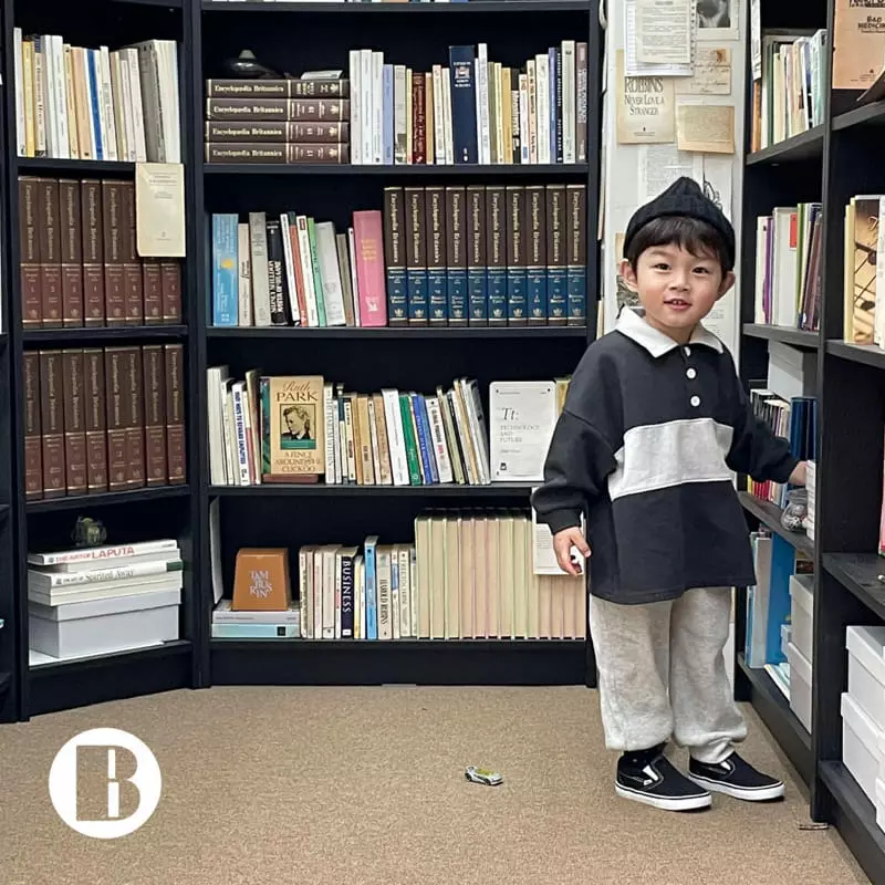 Bonobutton - Korean Children Fashion - #minifashionista - Mink Choco Milk Collar Tee - 6