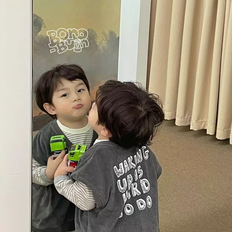 Bonobutton - Korean Children Fashion - #todddlerfashion - Blue Berry Cake Tee - 7