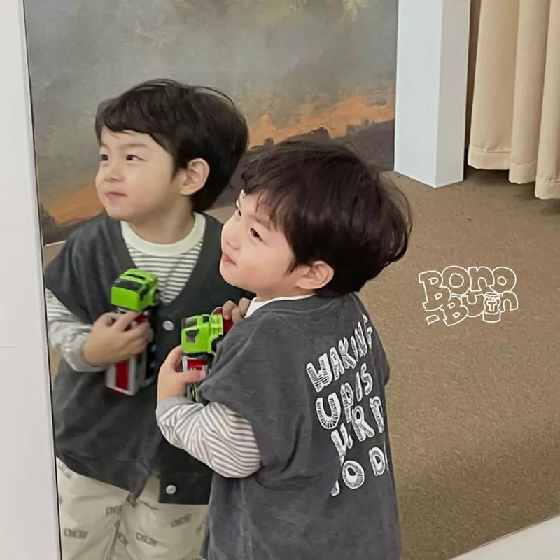 Bonobutton - Korean Children Fashion - #toddlerclothing - Blue Berry Cake Tee - 8