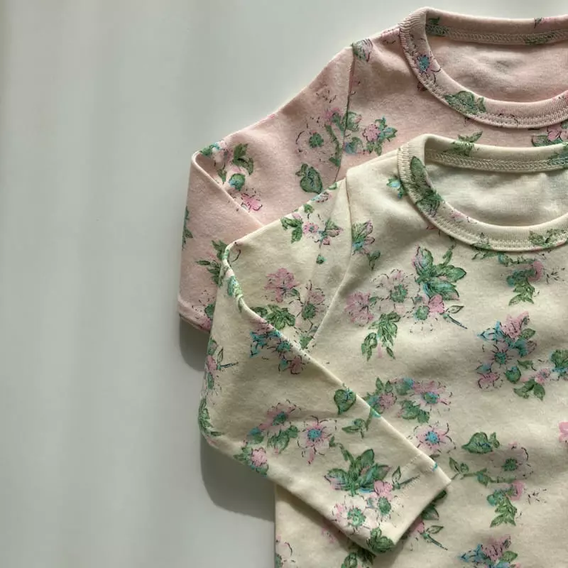 Brody Jane - Korean Baby Fashion - #babyfever - Flower Garden Top Bottom Set - 5