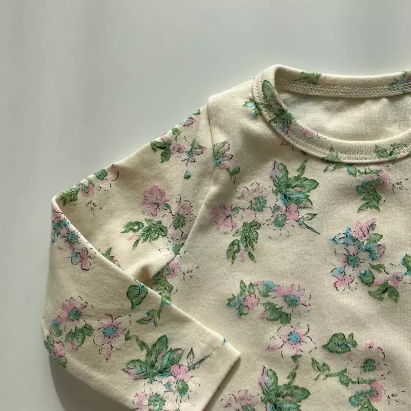 Brody Jane - Korean Baby Fashion - #babyoninstagram - Flower Garden Top Bottom Set - 8