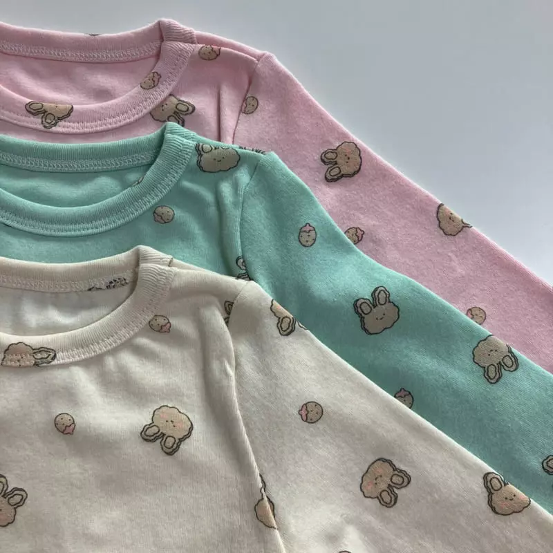 Brody Jane - Korean Baby Fashion - #babyootd - Cookie Rabbit Top Bottom sEt - 8