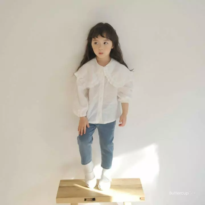 Buttercup - Korean Children Fashion - #prettylittlegirls - Button Jeans - 7