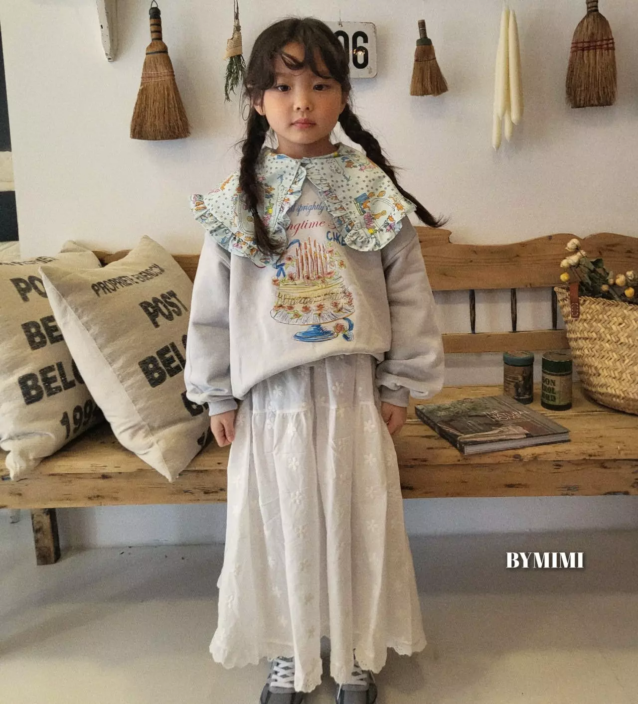 Bymimi - Korean Children Fashion - #kidsshorts - Cake Sweatshirt - 8
