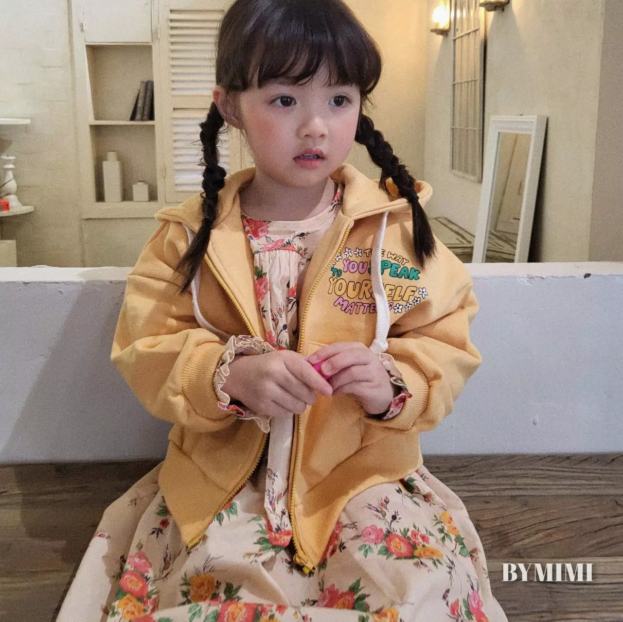 Bymimi - Korean Children Fashion - #magicofchildhood - Mini Hoody Zip-up - 3