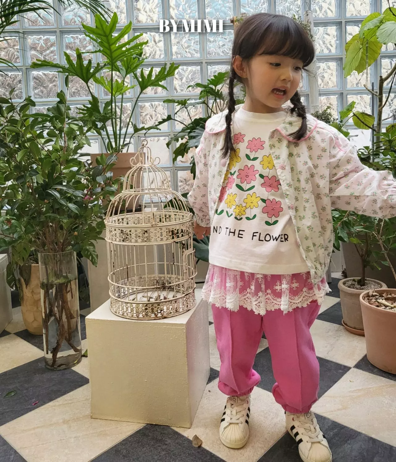 Bymimi - Korean Children Fashion - #prettylittlegirls - Flower Tee - 8