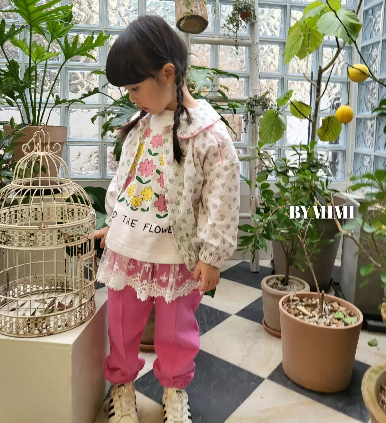Bymimi - Korean Children Fashion - #toddlerclothing - Flower Tee - 10