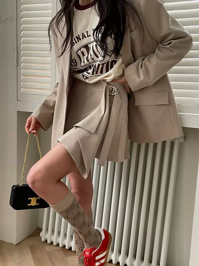 Chapter - Korean Women Fashion - #momslook - Loise Pleats Skirt - 8