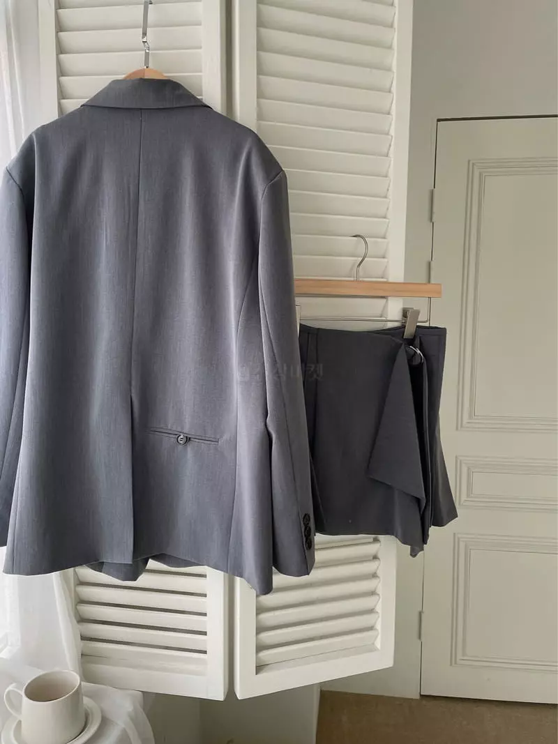 Chapter - Korean Women Fashion - #momslook - Masion Single Jacket - 2